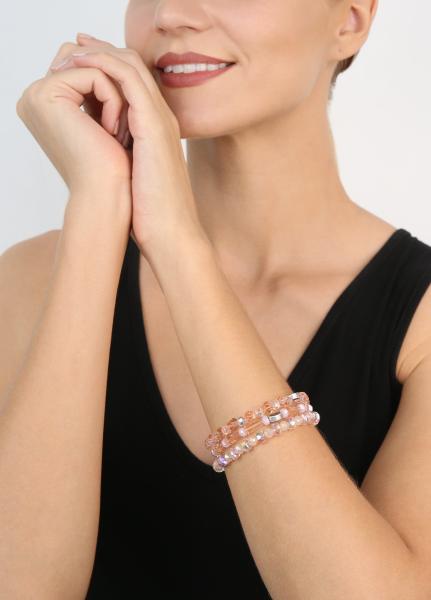 Pink - Bead Snake Jelly - Armband von Konplott